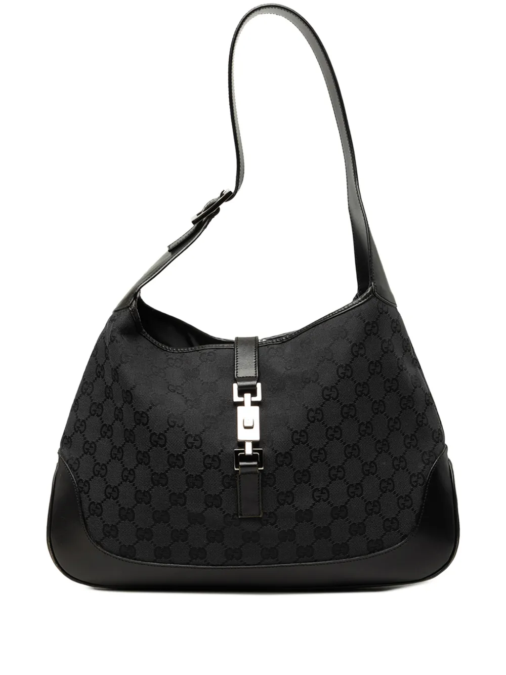 Gucci Pre-Owned 2000-2015 GG Canvas Jackie Shoulder Bag hobo bag - Nero