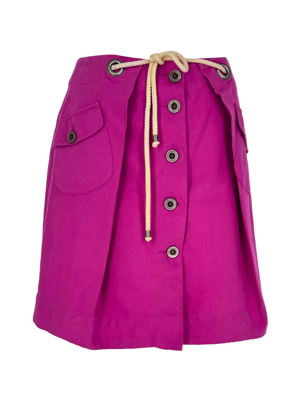 See By Chloé Vintage jupe mi-longue à détail noué - Rose See By Chloé Vintage jupe mi-longue à détail noué - Rose