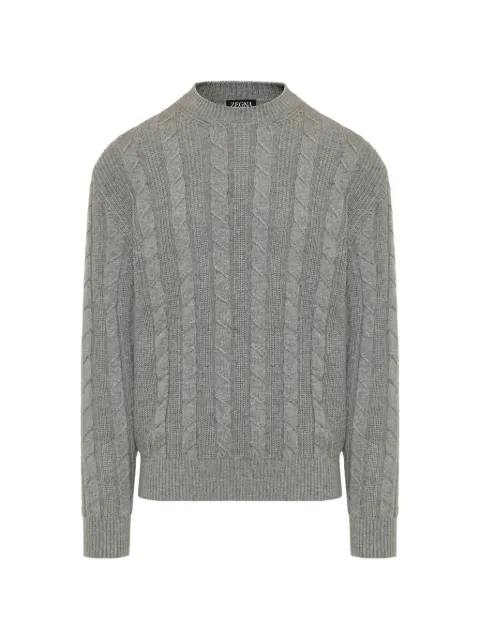 Zegna jersey Oasi de cachemira con cuello redondo