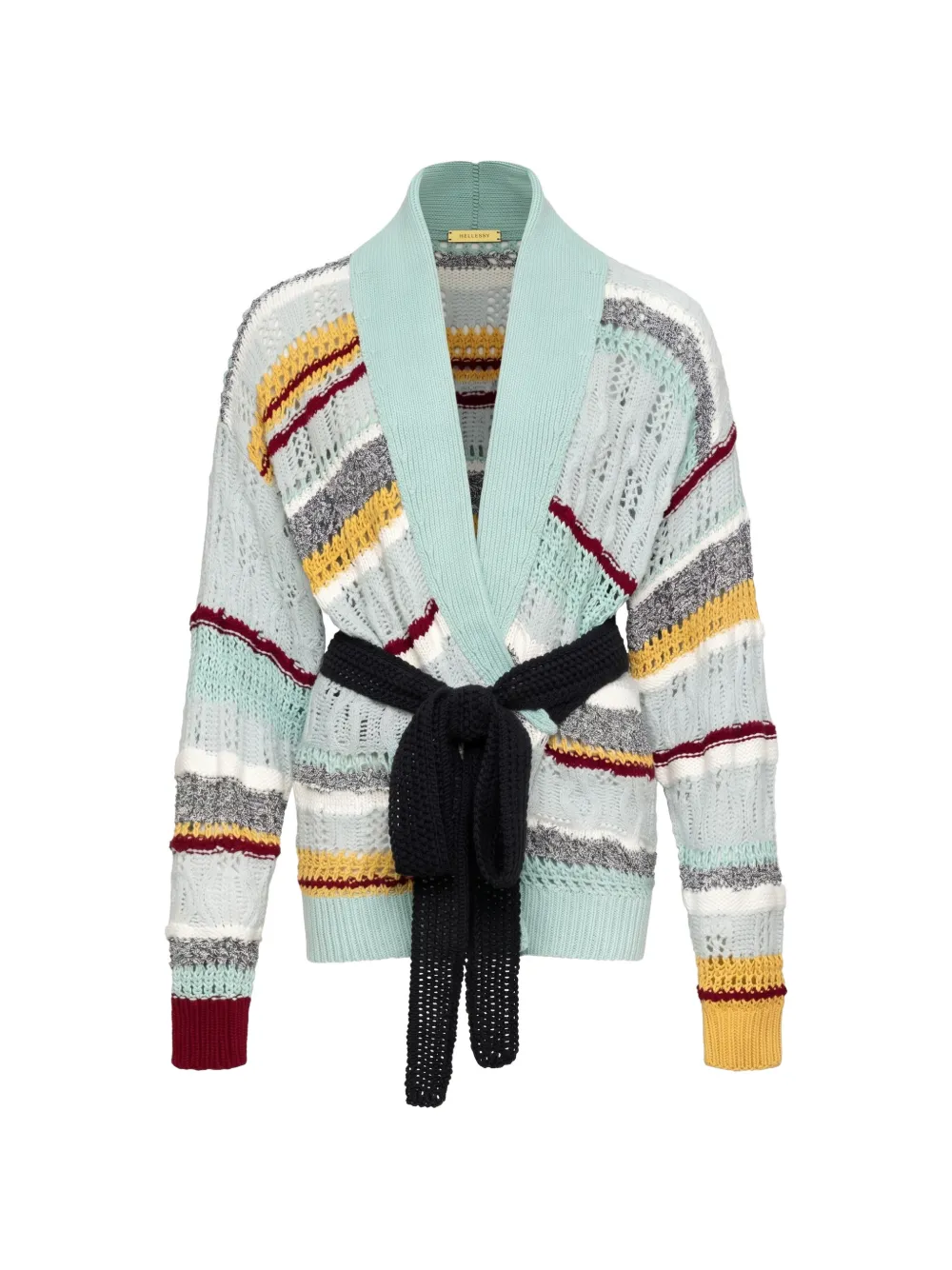 Hellessy Dax Cardigan mit Gürtel - Blau