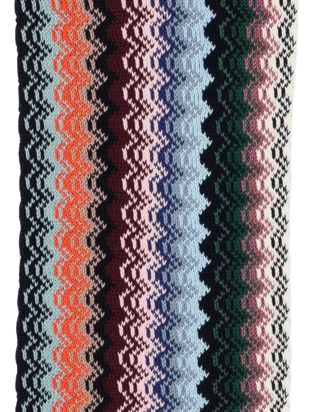Missoni Sjaal met franje Blauw