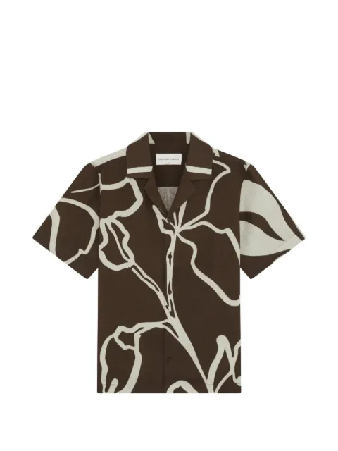 Frescobol Carioca Roberto abstract-print short-sleeved shirt