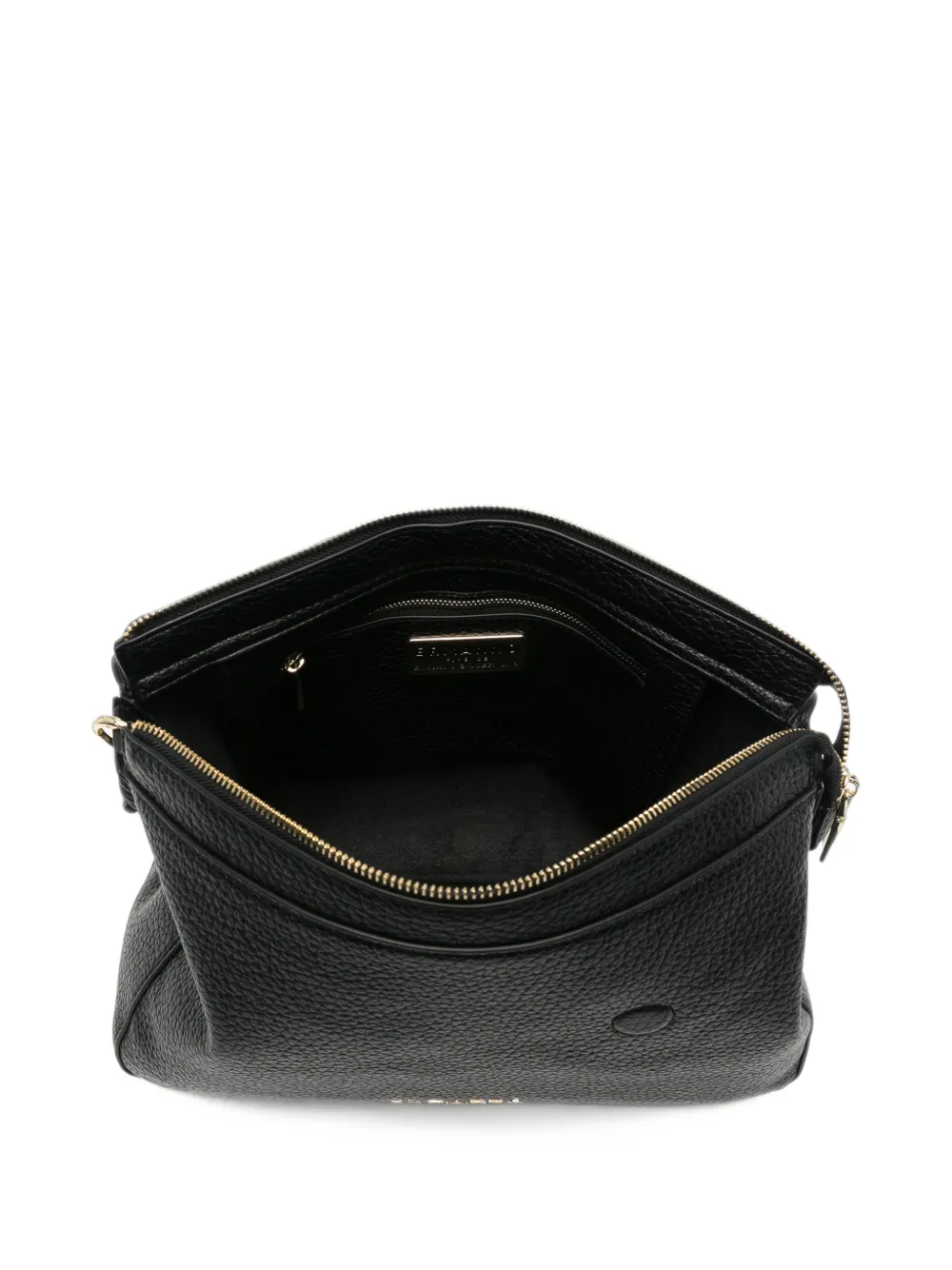 ERMANNO FIRENZE grained-leather shoulder bag Zwart