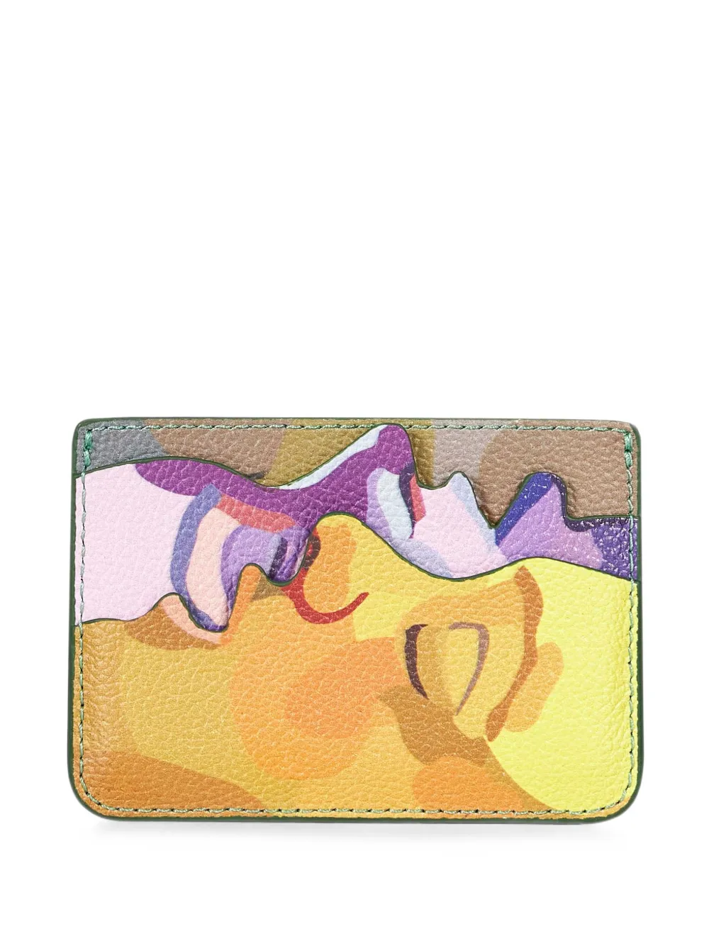 KidSuper Kissing Wallet graphic-print cardholder - Giallo