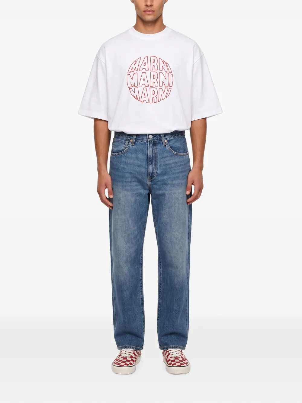 Levi's Marker ruimvallende jeans Blauw