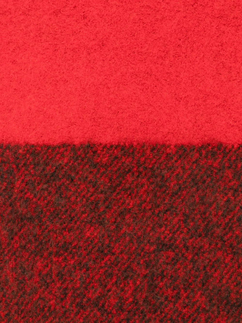 Paul Smith Sjaal met colourblocking Rood