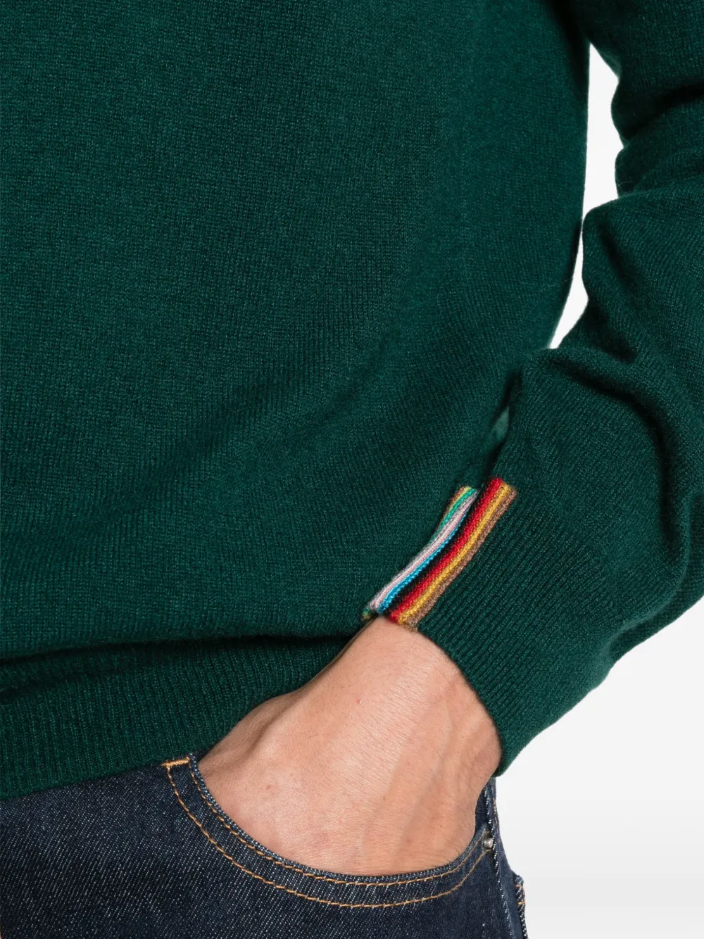 Paul Smith Kasjmier trui met ronde hals Groen