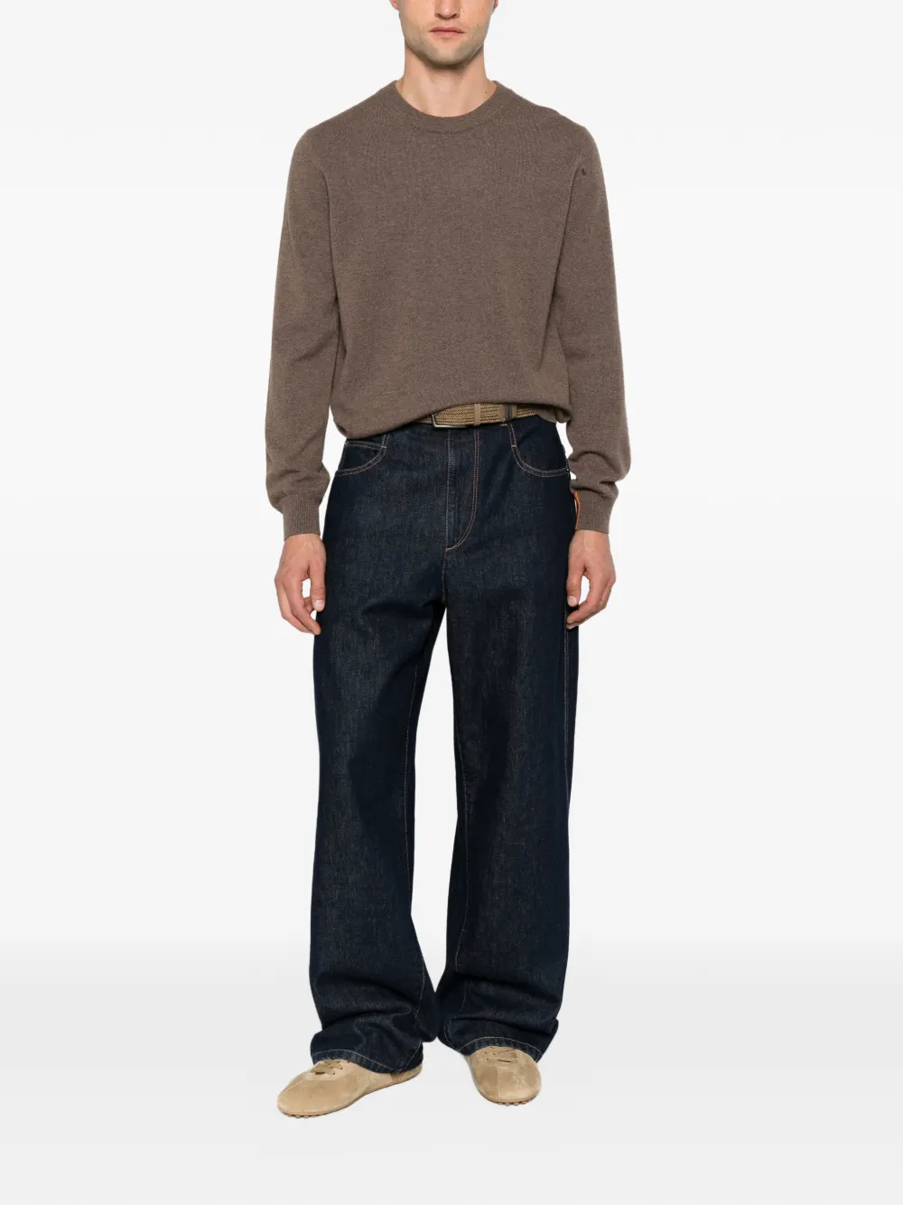 Paul Smith Kasjmier trui met ronde hals Bruin