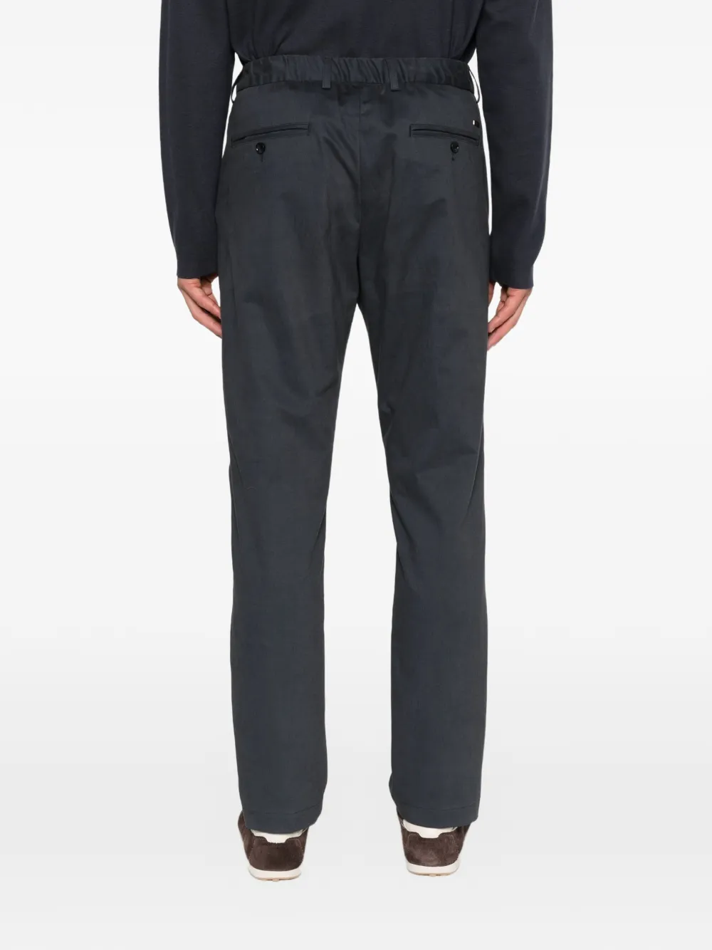 Herno Plooibroek met trekkoordtaille Blauw