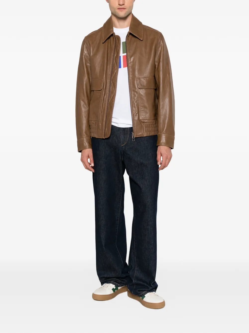 PS Paul Smith Leren jack Bruin