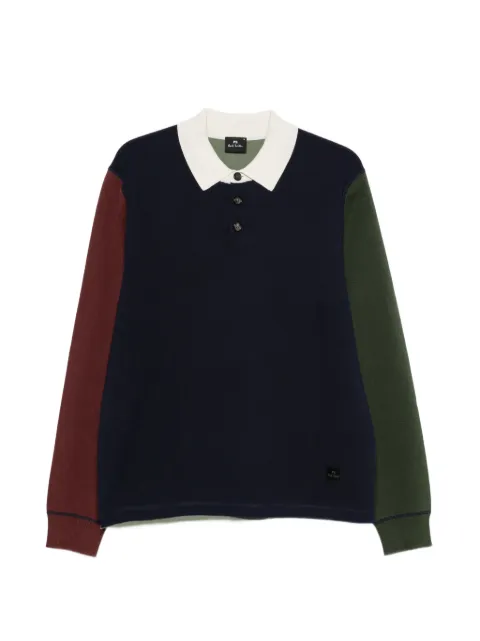 PS Paul Smith colour-block long-sleeve sweater