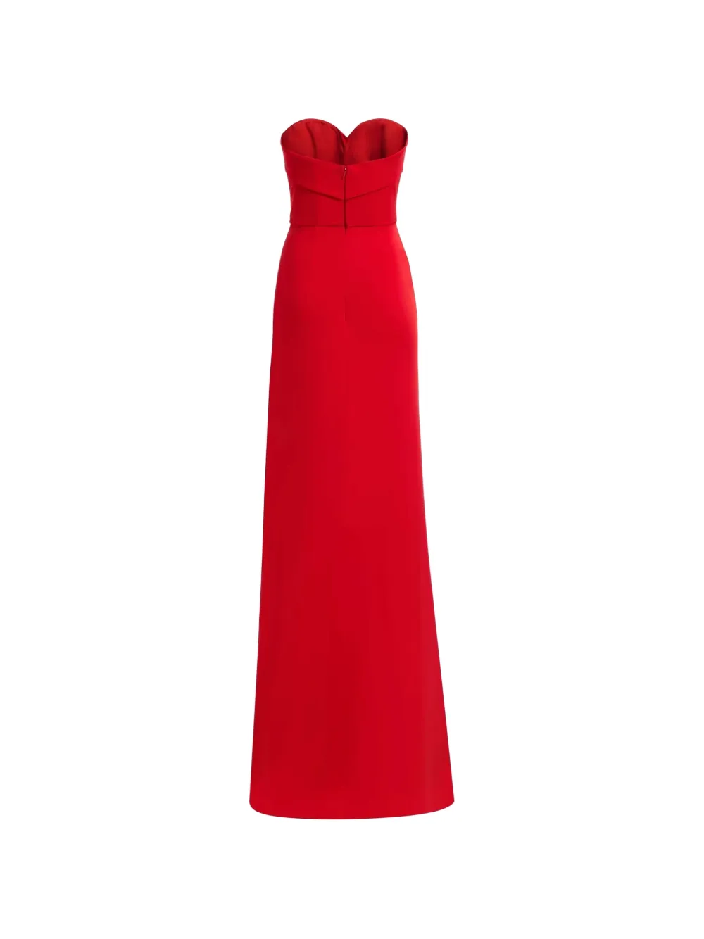 Elie Saab Strapless maxi-jurk Rood
