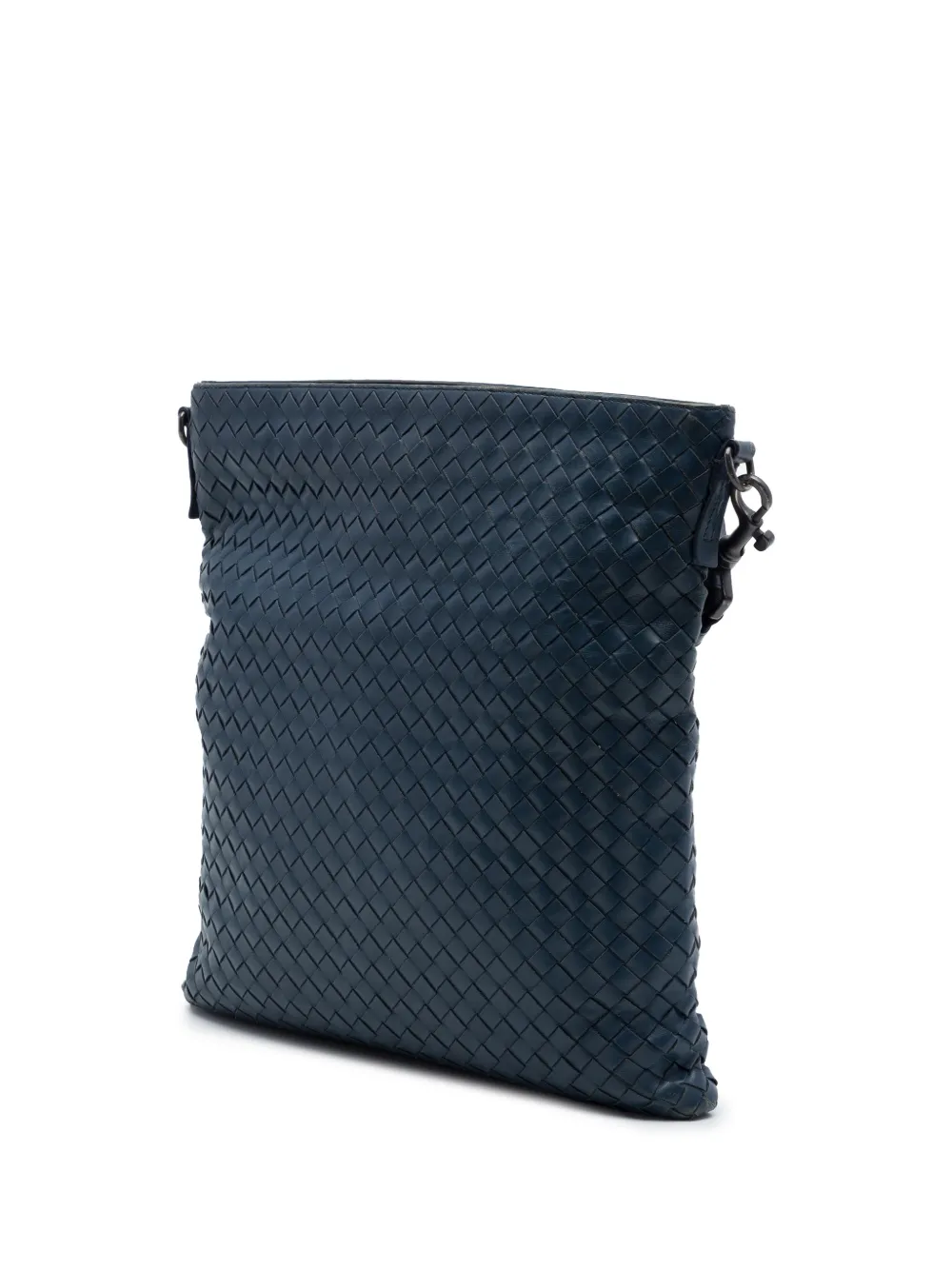 Bottega Veneta Pre-Owned 2011 Nappa Intrecciato VN crossbodytas Blauw
