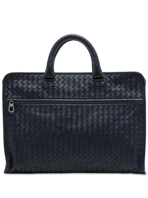 Bottega Veneta Pre-Owned bolso de mano de piel de napa con diseño Intrecciato 2012-2026