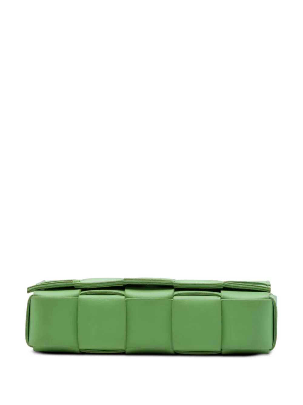 Bottega Veneta Pre-Owned 2012-2026 Nappa Intrecciato Cassette crossbodytas Groen