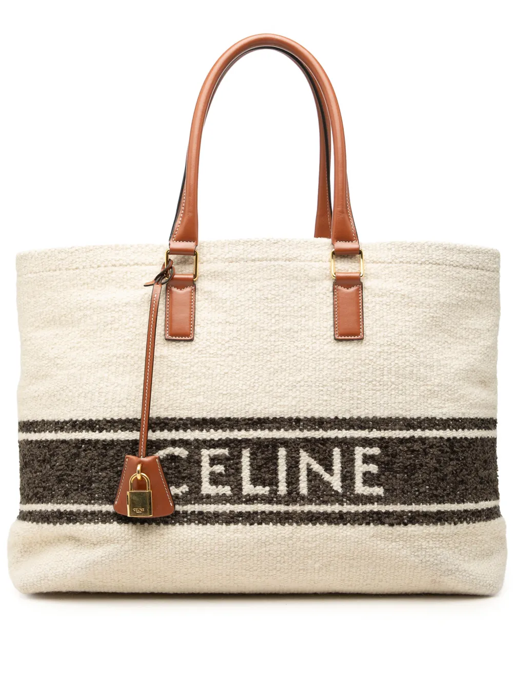Celine Pre-Owned 2020 Canvas Plein Soleil Horizontal Cabas tote bag - Marrone