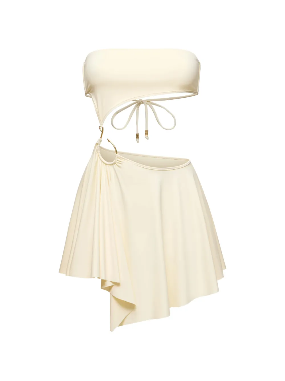 KOROBEYNIKOV cut-out hook-detail mini dress