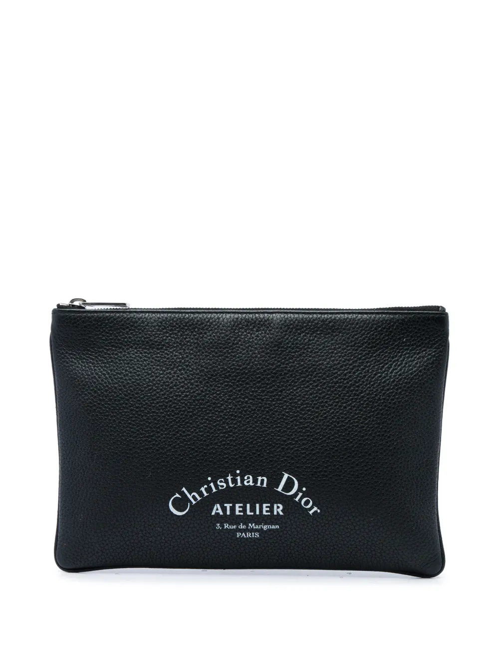 Christian Dior Pre-Owned 2018 Grained Calfskin Atelier clutch bag - Schwarz
