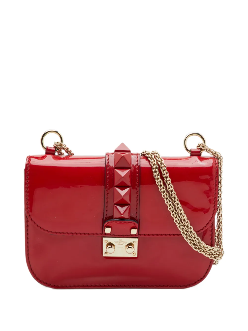 Valentino Garavani Pre-Owned Glam Lock shoulder bag - Rosso