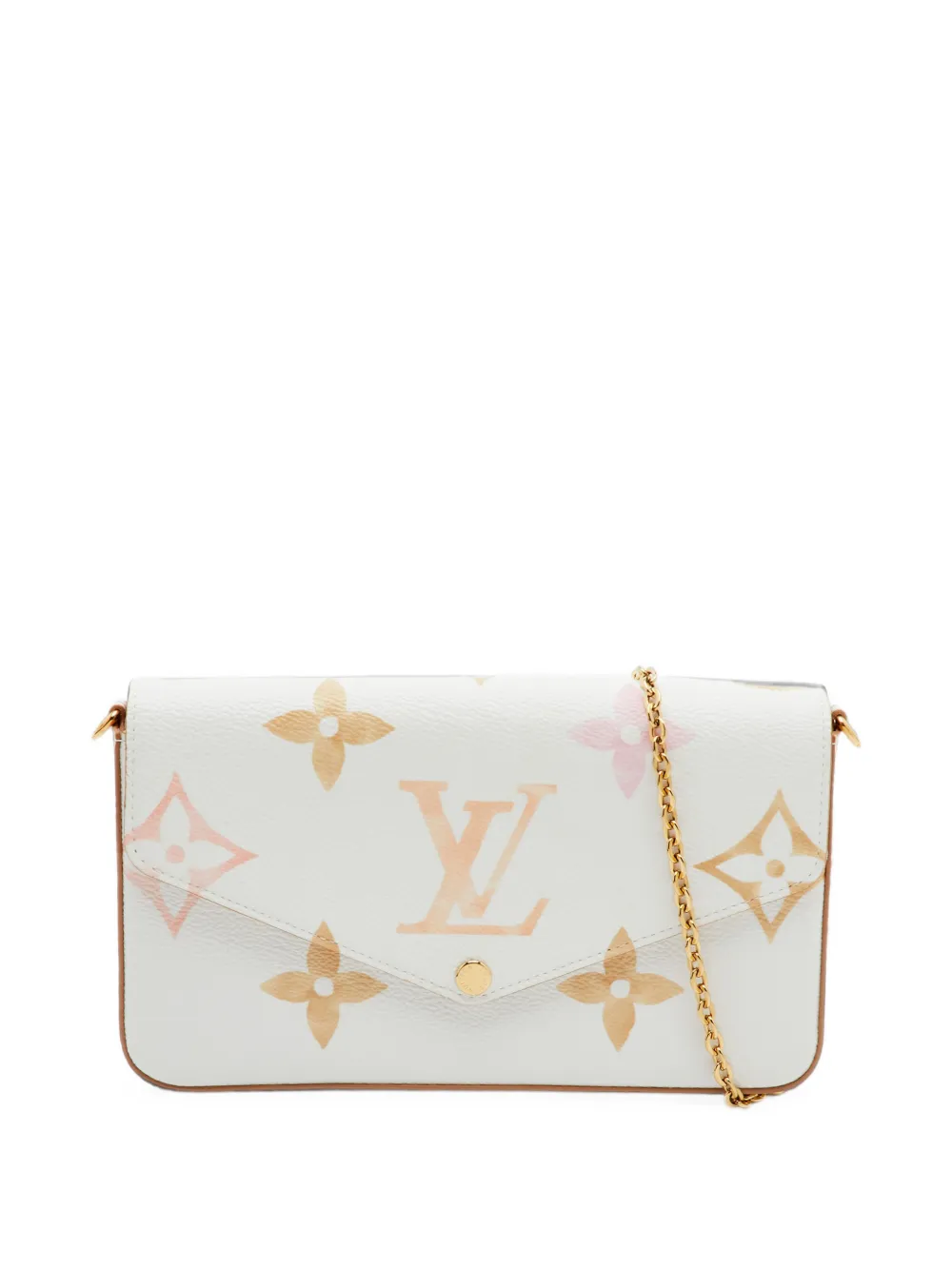 Louis Vuitton Pre-Owned Pochette Félicie Monogram Giant Watercolor clutch bag - Bianco