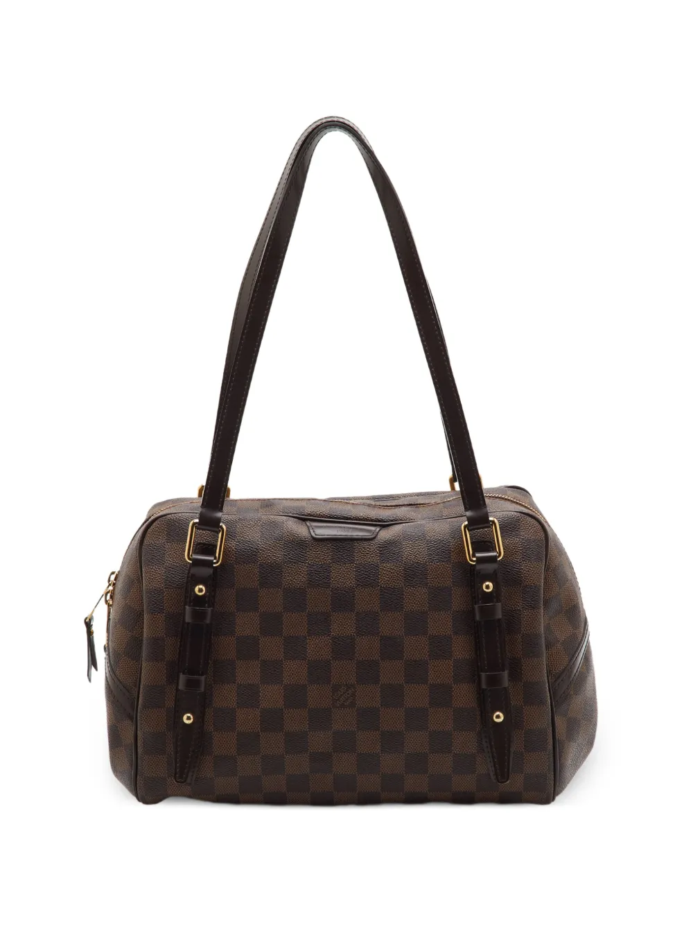 Louis Vuitton Pre-Owned GM Rivington Damier Ebene Tote Bag - Braun