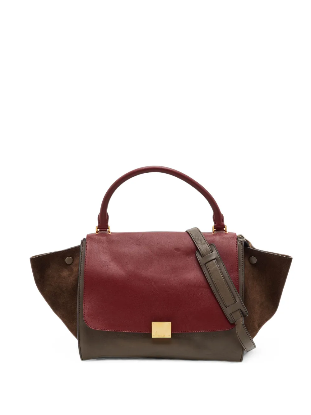 Celine Pre-Owned 2012 medium Trapeze shoulder bag - Rosso