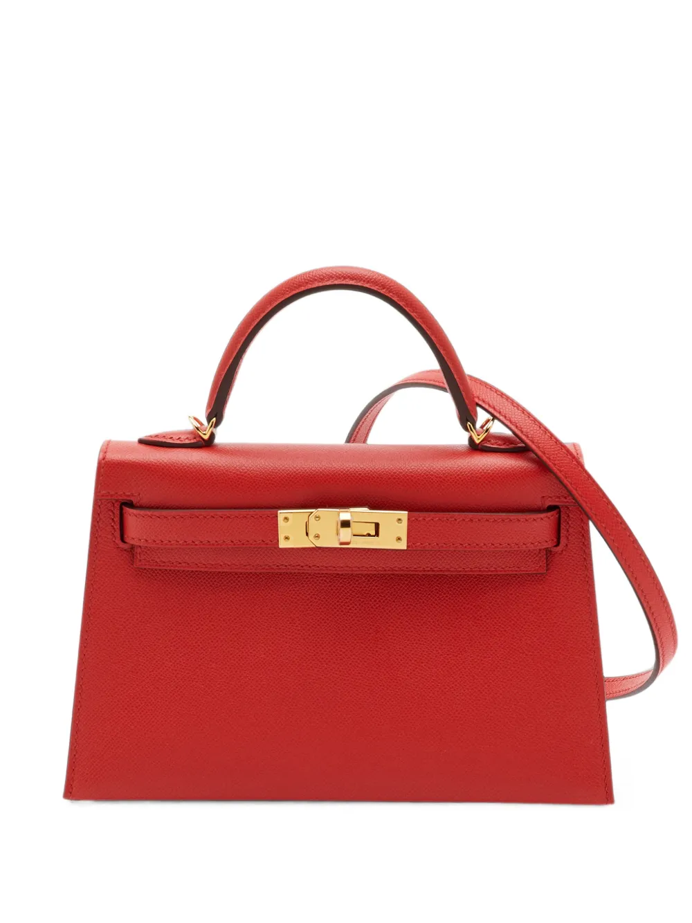 Hermès Pre-Owned mini Kelly II Sellier cross body bag - Rosso