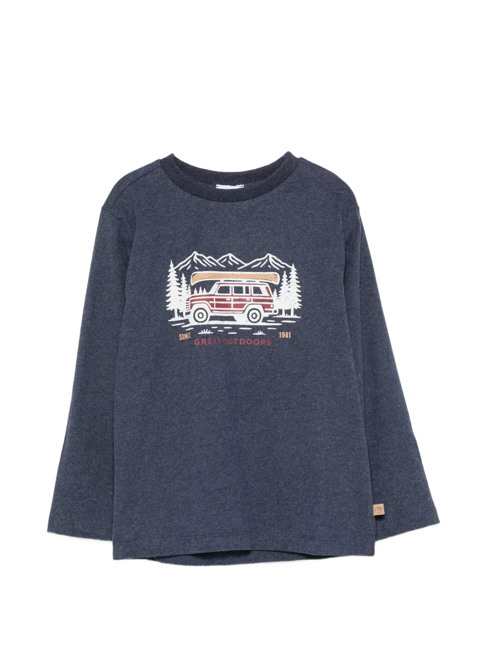 LARANJINHA T-shirt con grafica e maniche lunghe - Blu