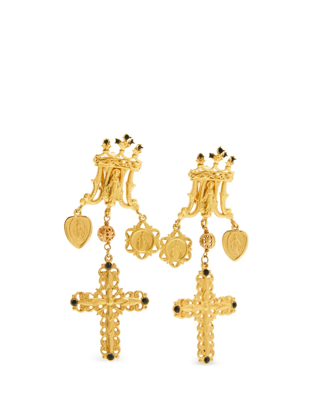 Dolce & Gabbana Pre-Owned boucles d’oreilles Votive à clips