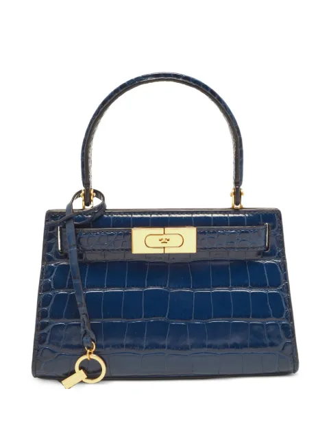Tory Burch Lee Radziwill croc-embossed top tote bag