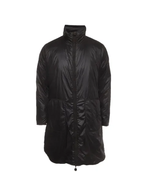 Emporio Armani Pre-Owned logo embroidered reversible puffer jacket