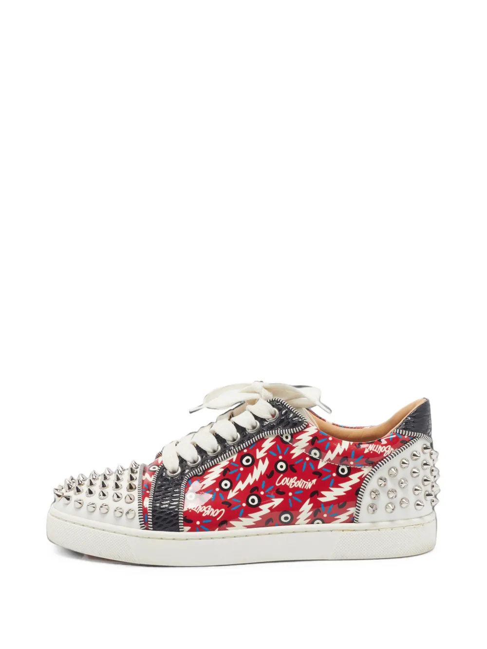 Christian Louboutin Pre-Owned Viera Spikes Sneakers - Weiß