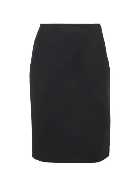 Armani Vintage knitted pencil midi skirt