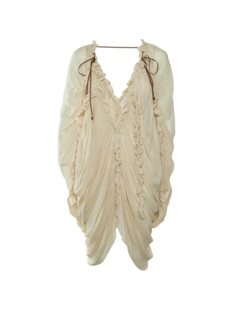 ZIMMERMANN Illuminate draped V-neck blouse
