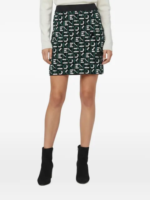 Kenzo Pre-Owned monogram jacquard mini skirt