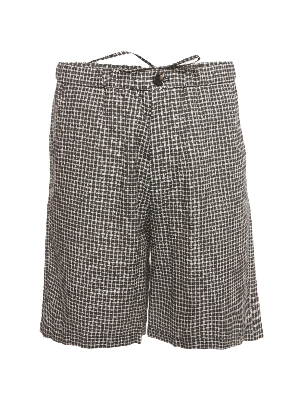 Loro Piana Pre-Owned Karierte Emanuele Shorts - Blau