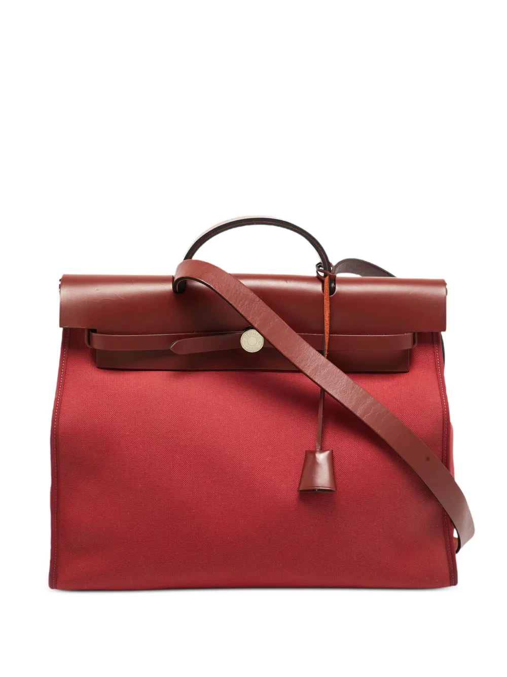 Hermès Pre-Owned 2017 39 Herbag Zip tote bag - Rosso