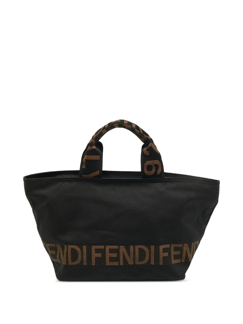 Fendi Pre-Owned cabas en toile à logo imprimé (2009) - Noir Fendi Pre-Owned cabas en toile à logo imprimé (2009) - Noir