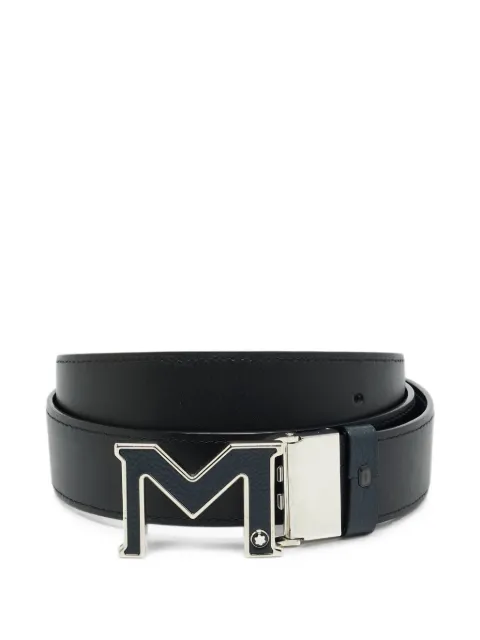 Montblanc cinturón M reversible de piel