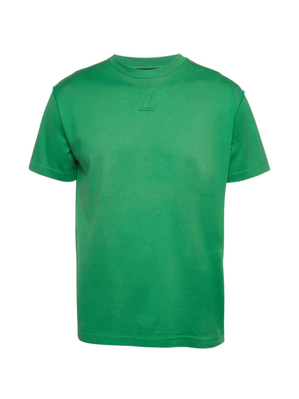 Louis Vuitton Pre-Owned logo-embossed T-shirt - Verde