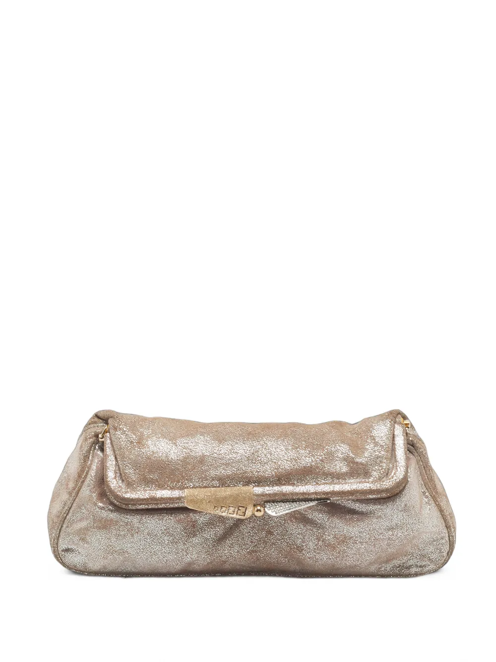 Fendi Pre-Owned 2009 Borderline suede clutch bag - Toni neutri