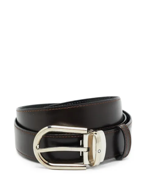Montblanc cinturón reversible de piel