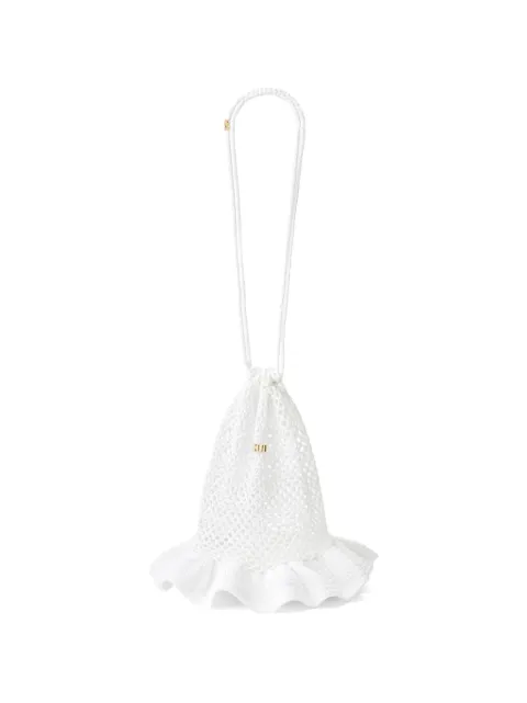 KOROBEYNIKOV bolsa de playa con volantes