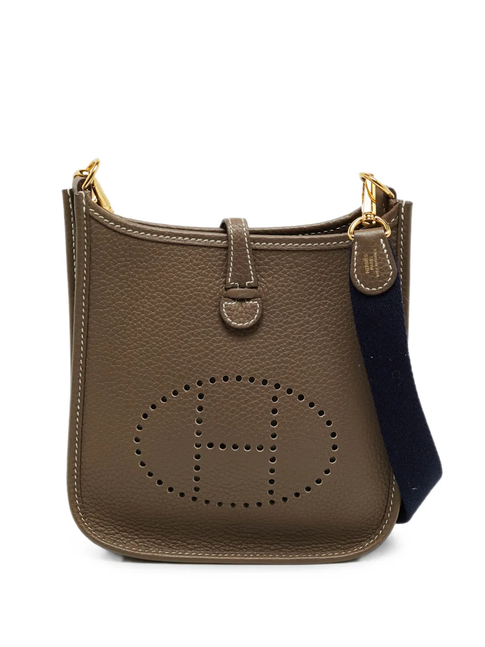 Hermès Pre-Owned 2022 TPM Evelyne Amazone cross body bag - Grigio