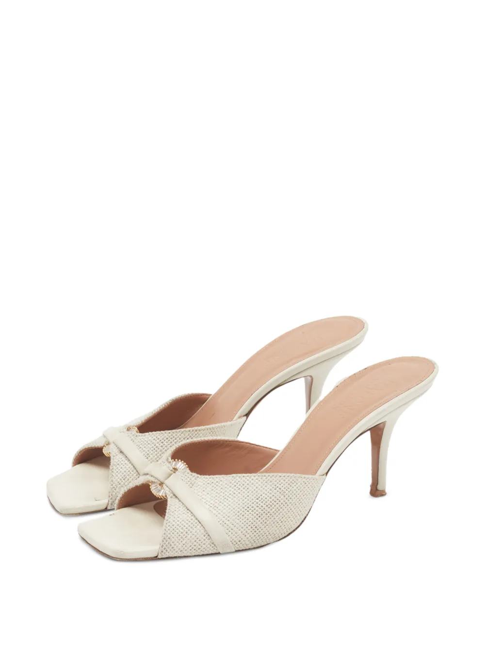 Malone Souliers Patricia slide sandals - Bianco