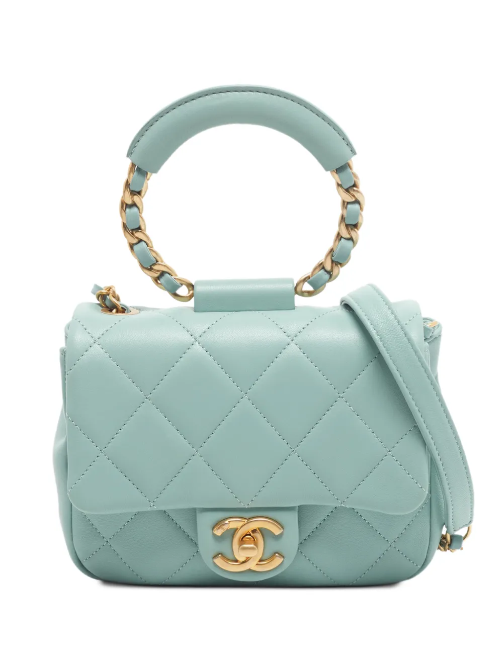 CHANEL Pre-Owned In The Loop quilted mini bag - Verde
