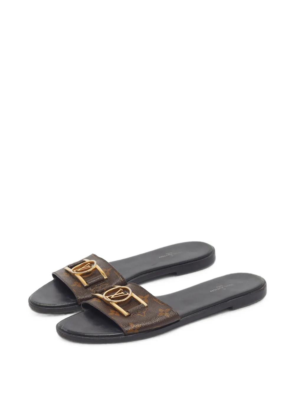 Louis Vuitton Pre-Owned sandales Lock It - Marron Louis Vuitton Pre-Owned sandales Lock It - Marron