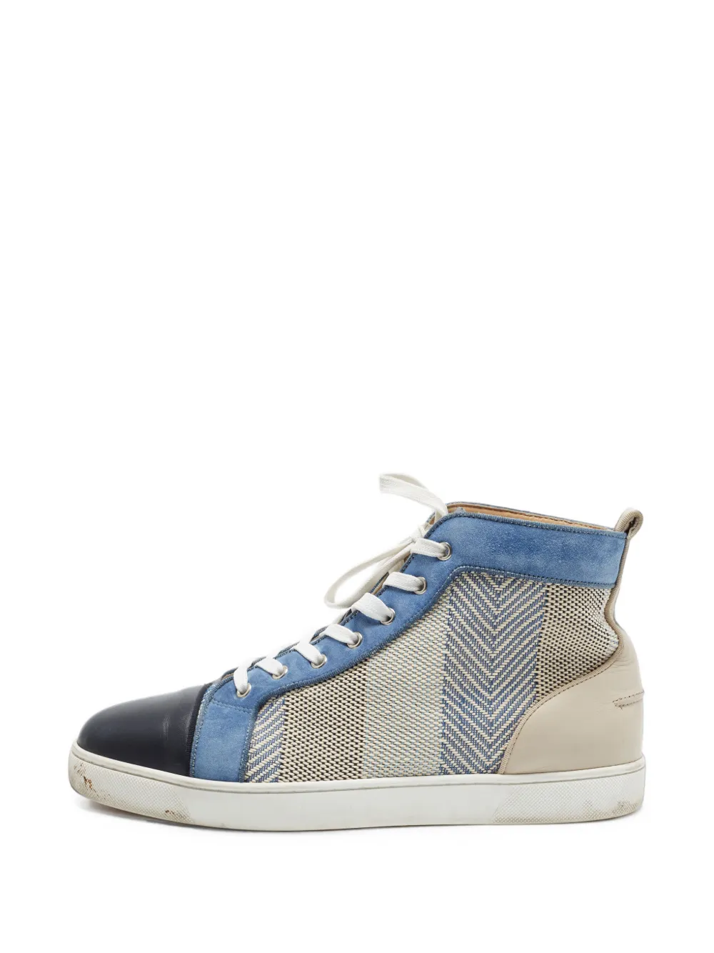 Christian Louboutin Pre-Owned Orlato High-Top-Sneakers - Blau