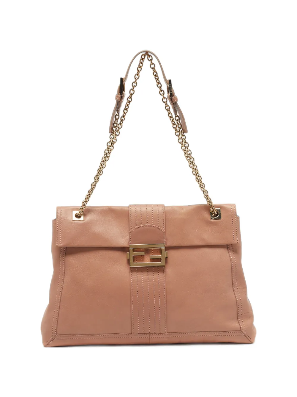 Fendi Pre-Owned maxi Baguette Flap shoulder bag - Rosa