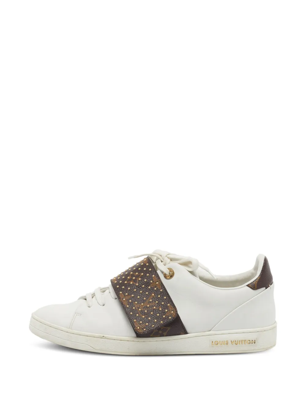 Louis Vuitton Pre-Owned baskets Frontrow cloutées - Blanc Louis Vuitton Pre-Owned baskets Frontrow cloutées - Blanc